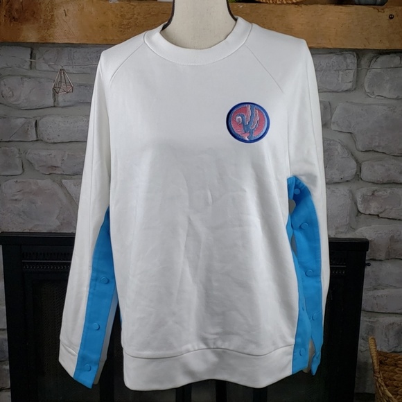 Lucky Chouette bird snap button sweatshirt 36 - Picture 1 of 8